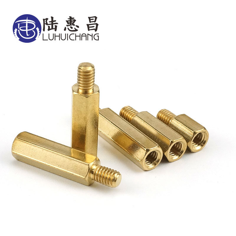 六角单通铜螺柱机箱主板螺丝单头六角铜柱胶盒套装(单头铜柱M3)