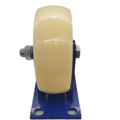 高承重12c3吨蓝架尼龙轮子4568寸10寸12寸定向万向脚轮带刹车脚轮