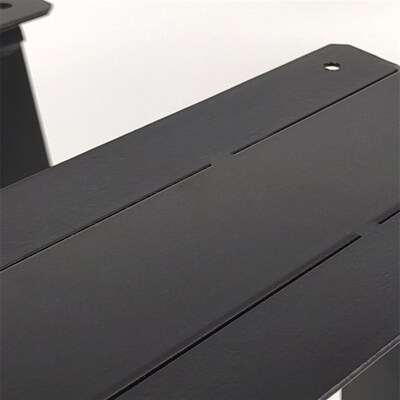 定制铁艺桌腿支架金属桌脚书桌大板餐桌办公桌子腿桌架茶桌架底座