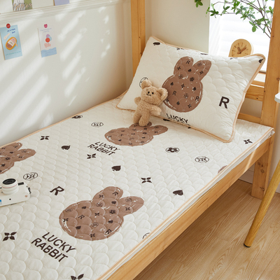 卡通纯棉大学生宿舍单人床单件1.2米床三件套榻榻米床盖防滑被单