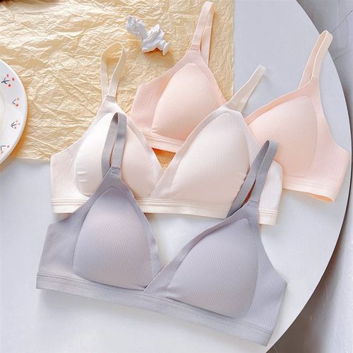 薄款少女内衣女学生小胸聚拢无钢圈胸罩美背三角杯文胸