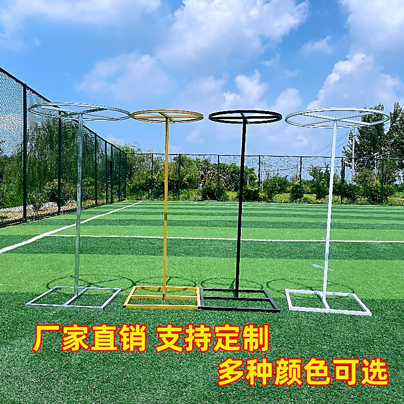 婚庆道具站立圆环圆形铁艺花环路引水晶珠帘线帘圆环吊环伸缩舞台