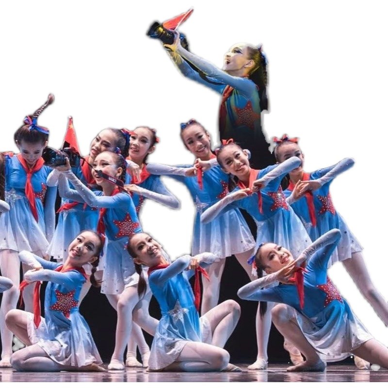 第十一届小荷风采光影逐梦舞蹈服儿童红领巾合唱服白大褂工人服装