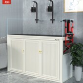 亮彩水草缸水族箱底滤客厅超白玻璃兰寿溪流缸背包侧溢流生态鱼缸