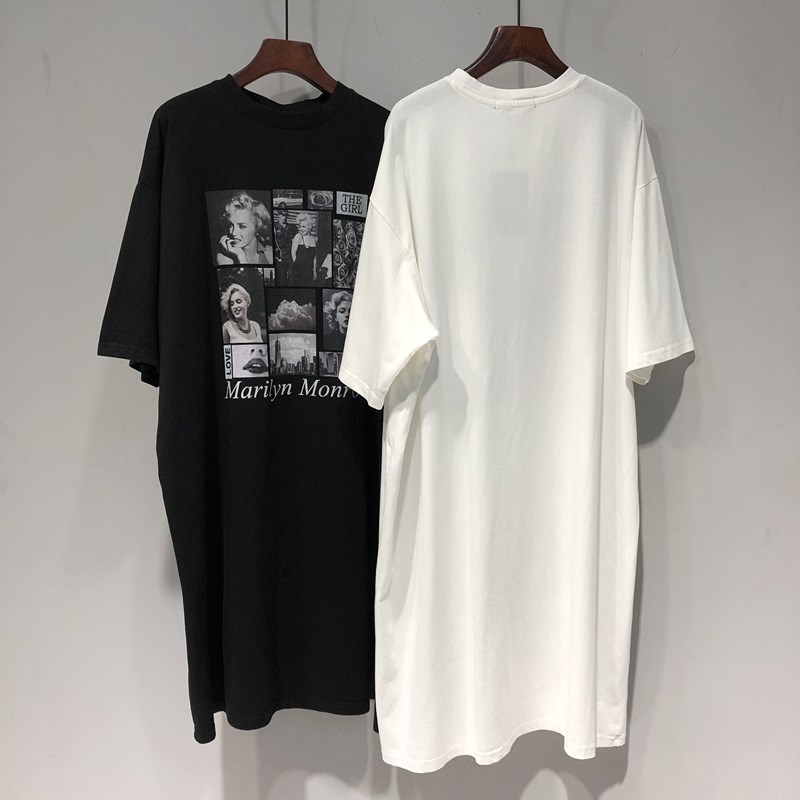 纯棉睡裙女夏季短袖t恤裙胖mm大码孕妇连衣裙复古睡衣家居服外穿