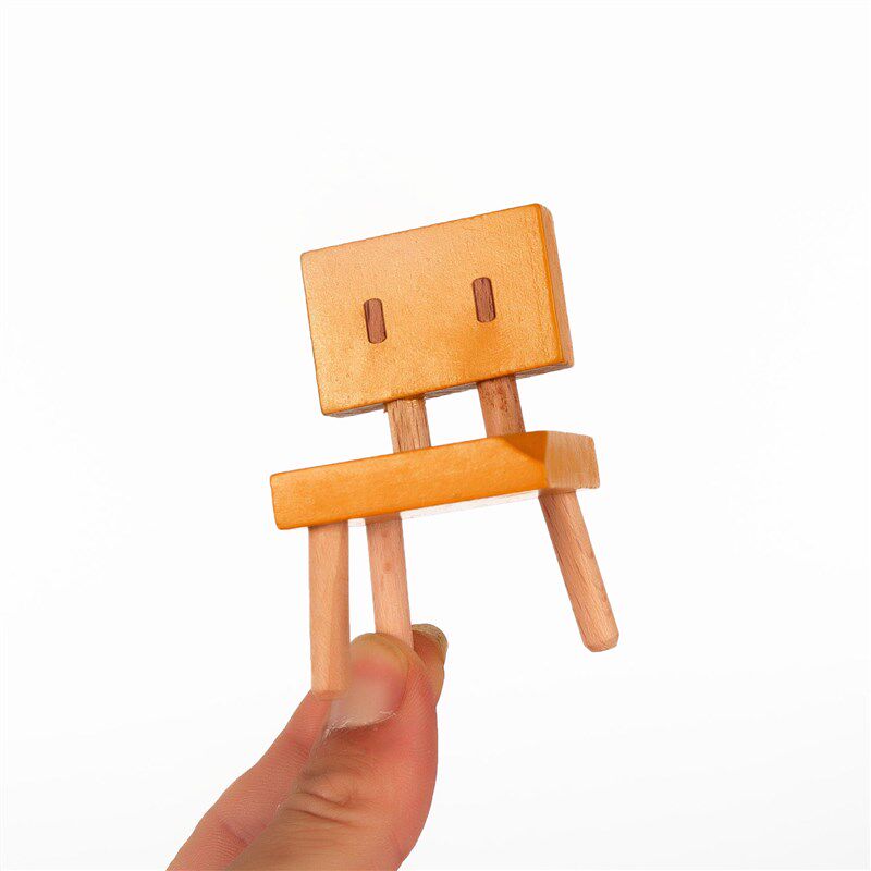 铃芽之旅小椅子道具闭门师草太实木椅手工制作新海诚电影创意凳子,家居饰品,桌面摆件,淘宝优惠券,粉丝福利购,淘宝优惠卷