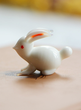 玻璃工艺品动物摆件十二生肖鼠牛虎兔龙蛇马羊猴鸡狗猪装饰品摆设