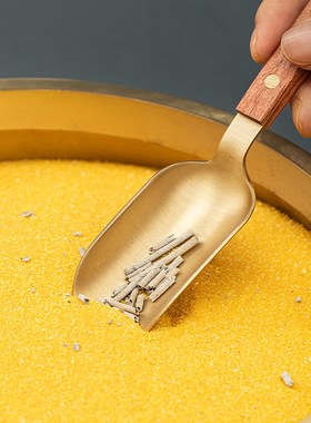 佛像清洁工具佛尘香灰清理中式铜木香压香铲香勺菩萨除灰打扫供桌