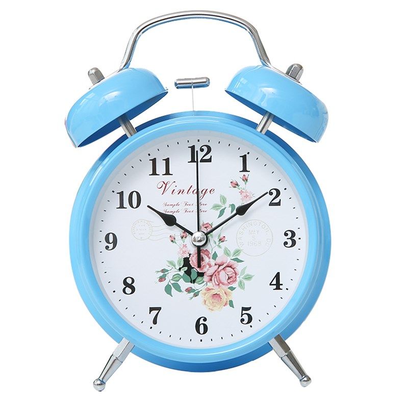 闹钟女生可爱 卧室时尚客厅宿舍时间用男孩振动闹铃简约中学生小