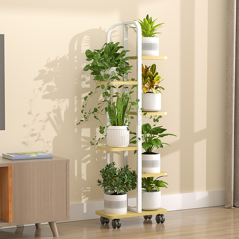 阳台花架子落地式花盆置物架多肉层架绿植架客厅铁艺植物托架新款