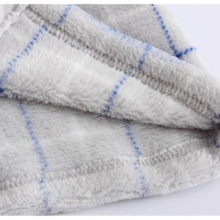 秋冬儿童小孩中大童薄款珊瑚绒家居服冬男简约法兰绒套装男童睡衣