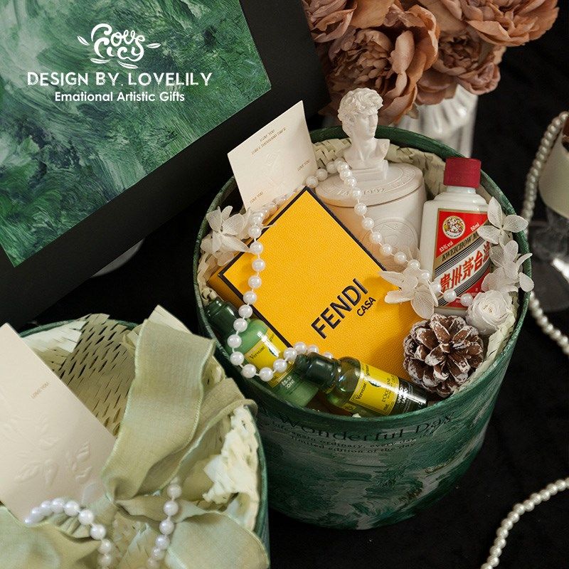 伴手礼女伴娘结婚礼盒回礼高级新娘送宾客姐妹轻奢套装抱抱桶礼品