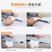 可立美滚轮胶棉头拖把替换头棉头33cm海绵拖把头挤水海绵拖头配件