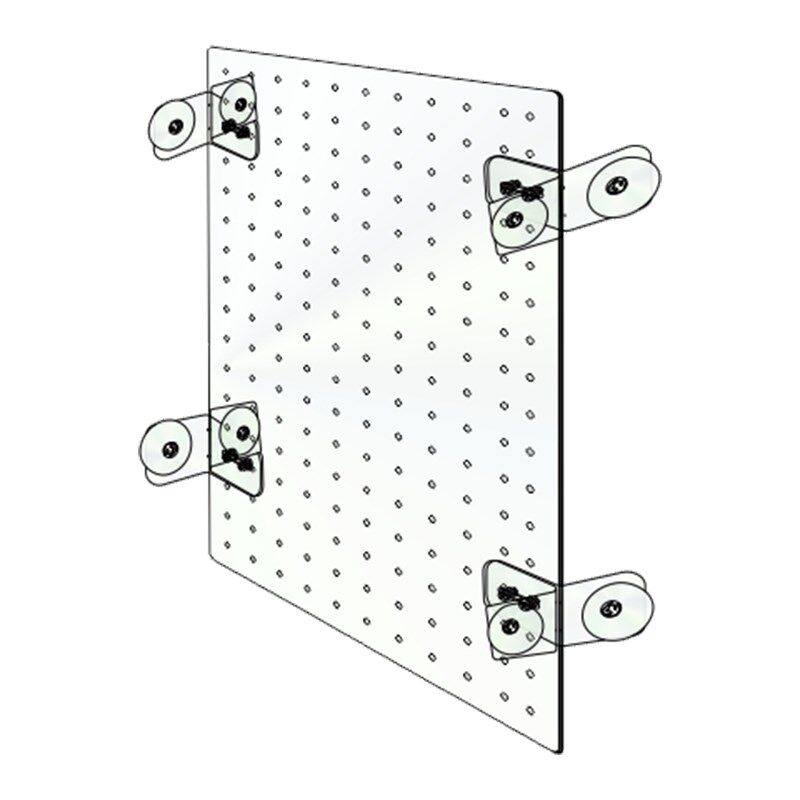 5mm孔鱼缸隔离板可裁剪透明挡板隔层板乌龟斗鱼混养幼鱼可弯折