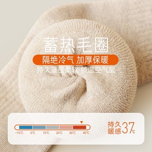 过膝长筒袜子女士纯棉加绒加厚高筒秋冬季全棉冬天中筒小腿大腿jk