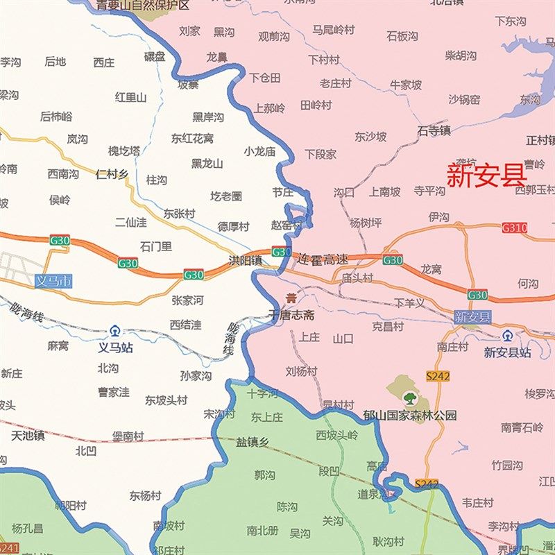 2021新款洛阳市区划图地图办公室挂图超大高清防水墙贴装饰画定制,家居饰品,现代装饰画,淘宝优惠券,粉丝福利购,淘宝优惠卷