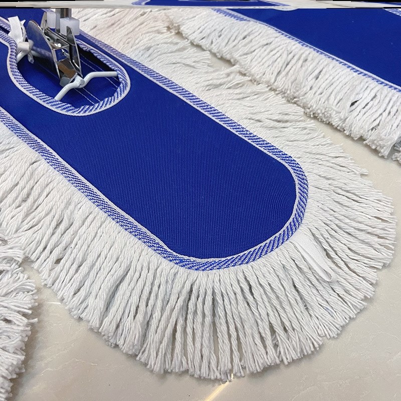 酒店拖把加大一字替换头家用头布布套尘推罩瓷砖长平推子110cm406
