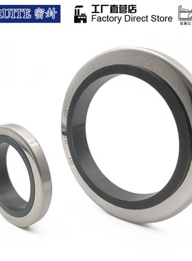 PTFE不锈钢四氟油封轴径105/110/115/120*135.5/140/150*10/12/14