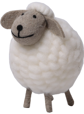 创意家居可爱羊毛毡摆件女生卧室儿童房间装饰品办公室桌面小摆设