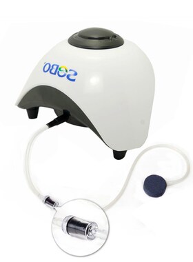 鱼缸增氧泵SB-830A 860A静音单孔氧气泵双孔冲氧泵调节气量大打氧