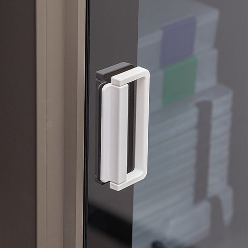 免打孔拉手柜门隐形玻璃门抽屉柜子衣柜橱柜移门自粘门把手推拉门