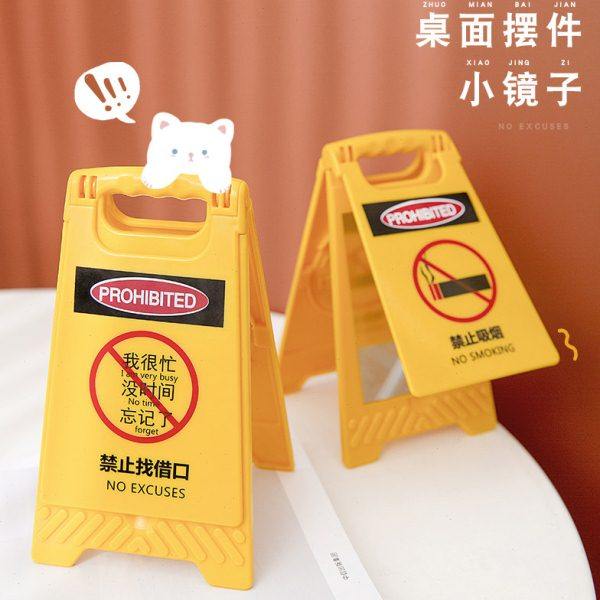 创意折叠化妆镜办公室桌面实用摆件学生可爱便携可立小镜子梳妆镜,家庭/个人清洁工具,随身化妆镜,淘宝优惠券,粉丝福利购,淘宝优惠卷