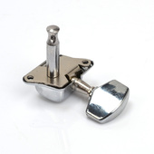 民谣吉他半封闭弦钮旋钮通用弦轴银色木吉他弦扭上弦器1套6个配件