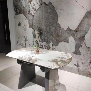 定做岩板厨柜大理石台面餐桌办公桌茶几飘窗吧台鞋柜阳台石材加工
