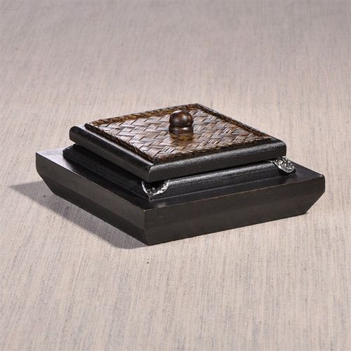 泰国家居用品 创意烟灰缸带盖大号 客厅茶几高档复古摆件烟灰缸