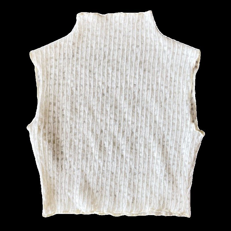 磨毛蕾丝假领子女百搭假领高档秋冬毛衣叠穿内搭假领无袖背心打底