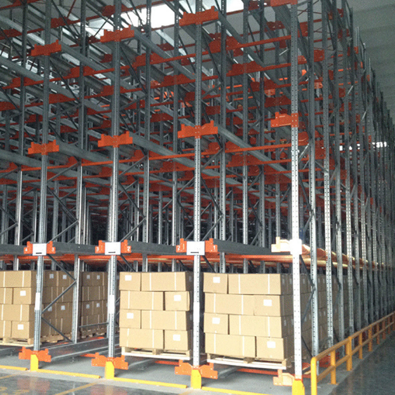 加厚钢制重型仓储四向穿梭车货架金属框定制智能托盘存取效率高