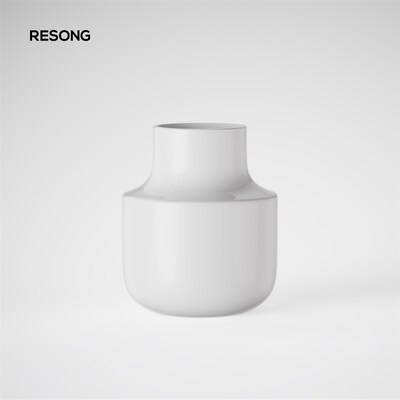 RESONG日诵家居 极简花瓶  软装设计摆场桌面玻璃花器插花饰品