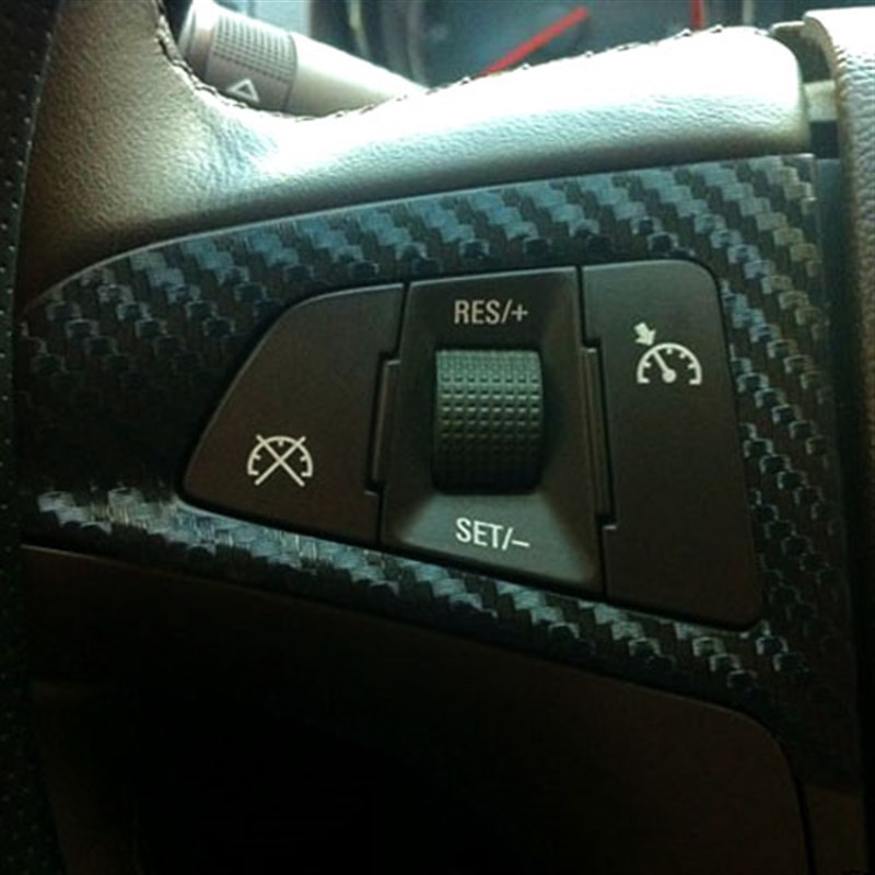 别克老款君威君越多功能方向盘面板内饰改色碳纤维保护膜汽车贴纸