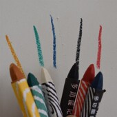 多功能记号蜡笔记号笔石材 纸箱布料记号蜡笔红蜡笔 木材记号蜡笔