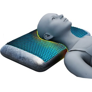 凝胶枕头护颈椎助睡眠男睡觉专用家用记忆棉枕芯一对带枕套护颈枕