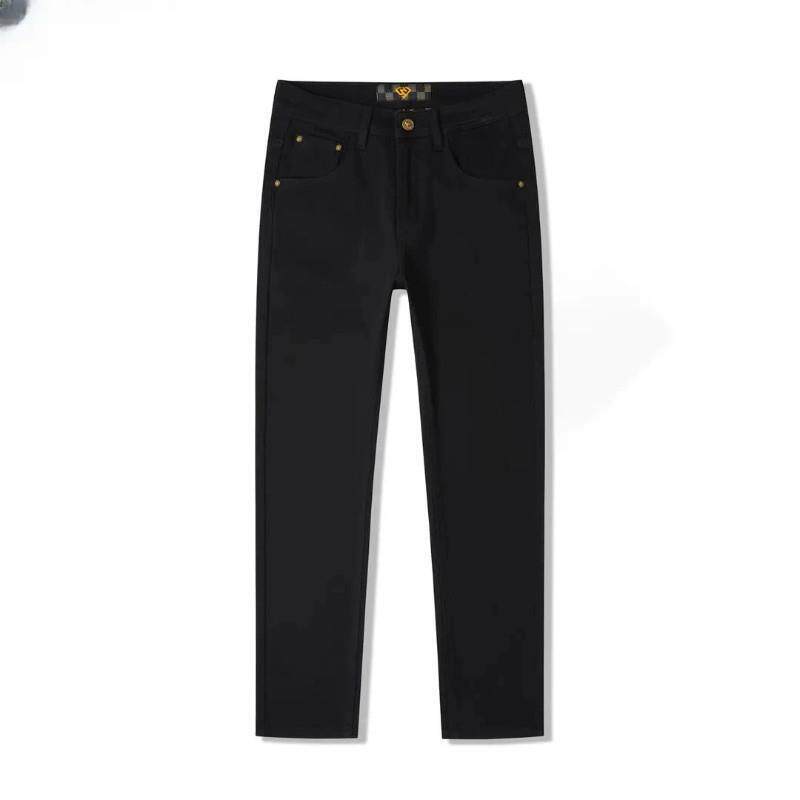 LUGE轻奢男装高定轻奢 升级款秋冬新款男士牛仔裤直筒时尚潮流 - 抖音同款潮流工厂店出品