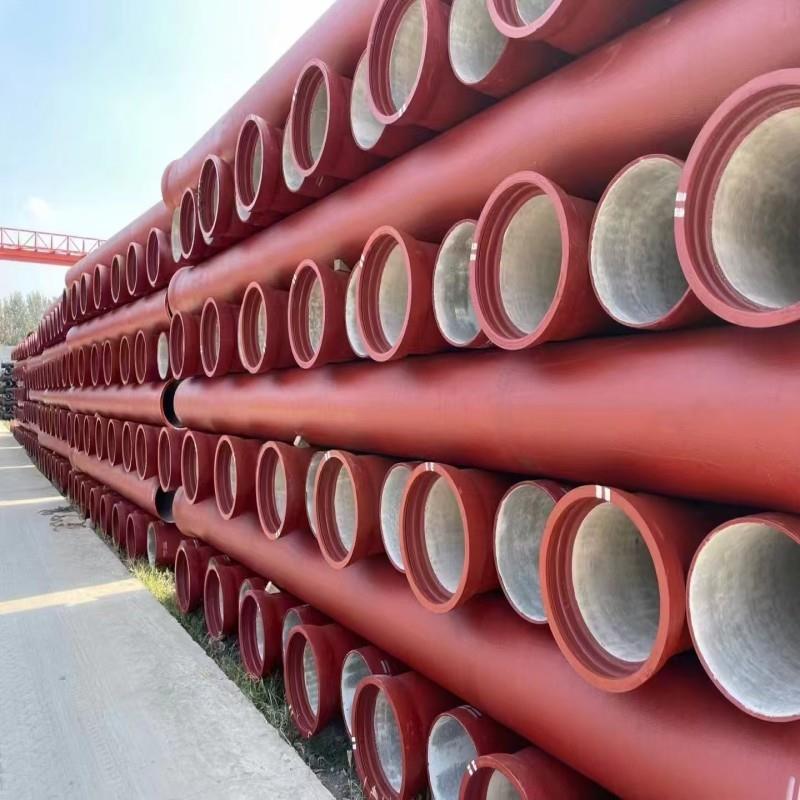 厂家现货k9级球墨铸铁管大口径供给水市政排污直销