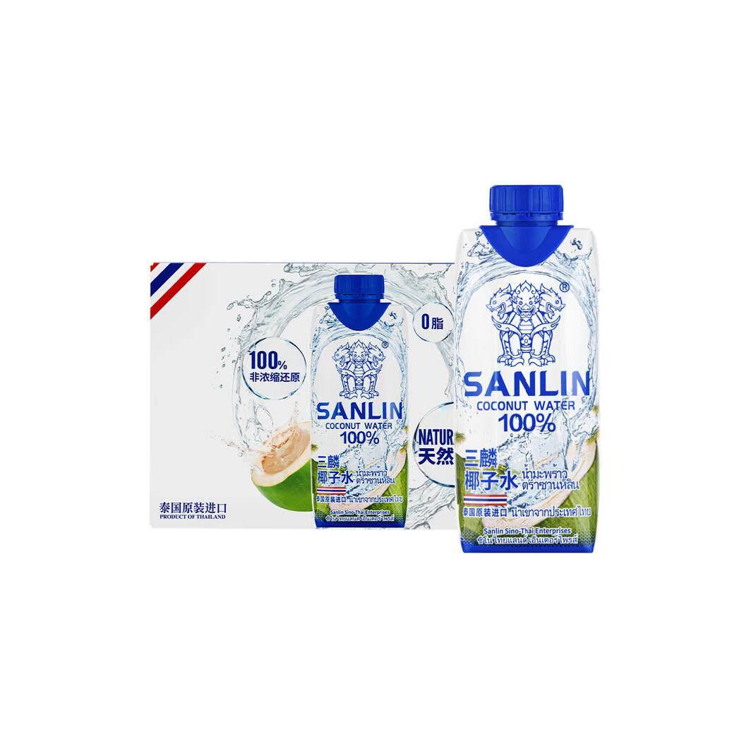 山姆代购三麟椰子水330mL*12