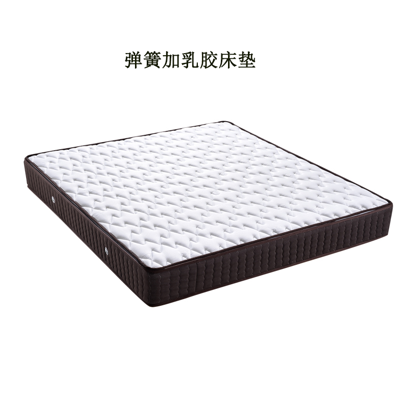 床垫 全棕垫 天然椰棕垫 弹簧乳胶 软硬适中 1.5米1.8m双人经济型