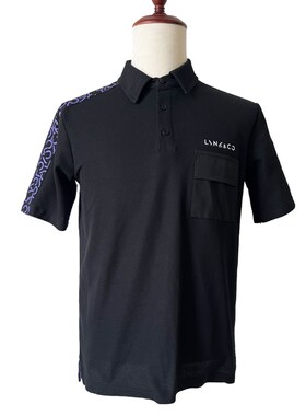 新款领克工作服4s店夏季黑色短袖T恤POLO衫销售顾问前台营销工装