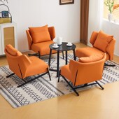 单人沙发椅懒人靠背椅北欧阳台卧室休闲网红椅子家用客厅极简座椅