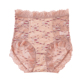 女性感舒适提臀无痕加长纯棉底裆 蕾丝高腰收腹内裤 59.9元 三条