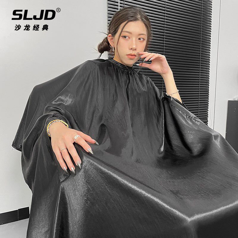 理发围布美发围布加大剃头围裙剪发围布专业发廊成人家用伸手白色