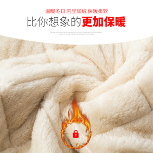 冬季爸爸装中年加绒加厚马甲男中老年人爷爷打底保暖棉背心小外套