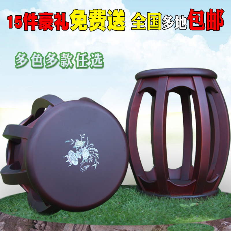 古筝凳子全实木圆凳仿古古筝凳弹古筝琴凳儿童成人古筝凳多地包邮