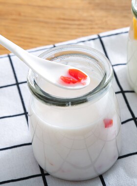 布丁瓶焦糖果冻烘焙布丁模具杯烤箱用耐高温玻璃网红带盖酸奶杯