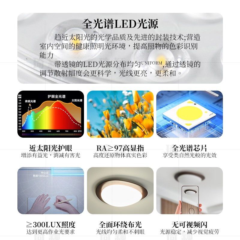 侘寂风复古卧室书房鹅卵石吸顶灯中古vintage阳台过道护眼实木灯