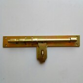 250mm350加厚插销门锁防盗门栓门扣大门铁门明装 插销锁五金配件