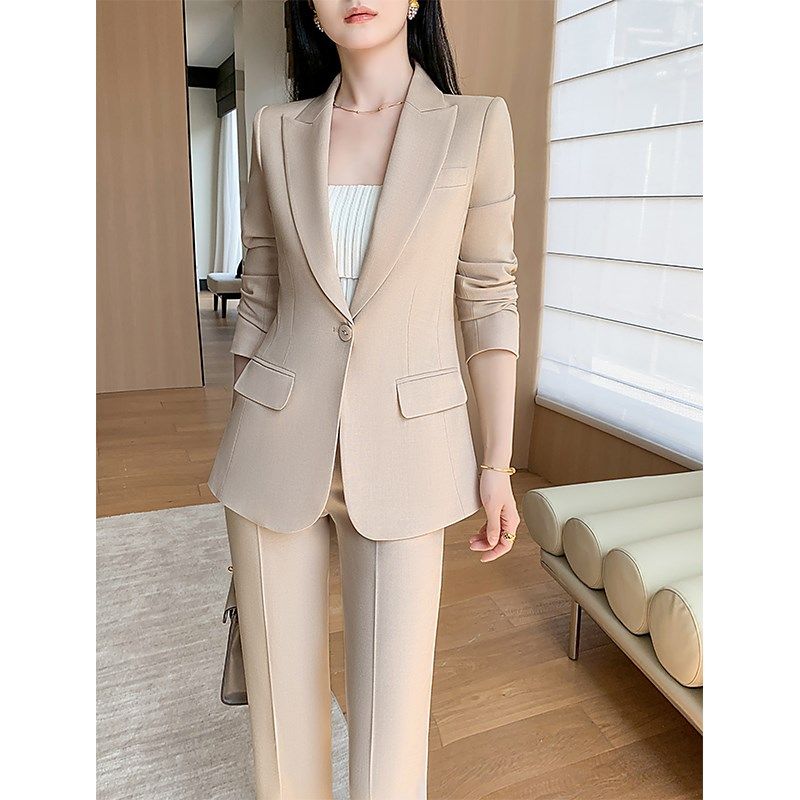 高级感西装套装女2025秋冬季新款职业装正装时尚气质修身西服外套