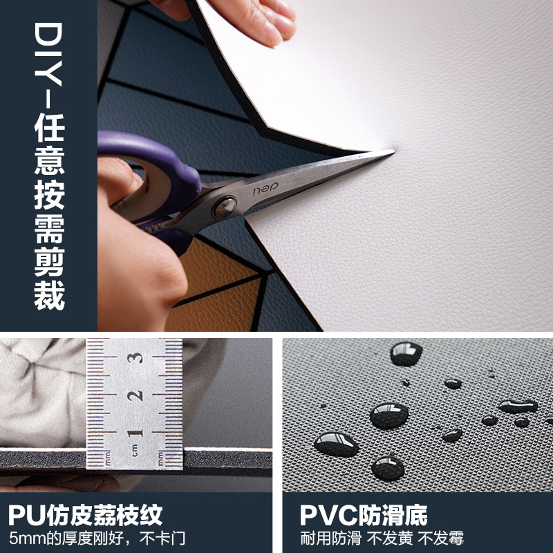 欧式进门地垫入户门玄关门厅家用脚垫门口简约地毯可擦洗防滑pvc
